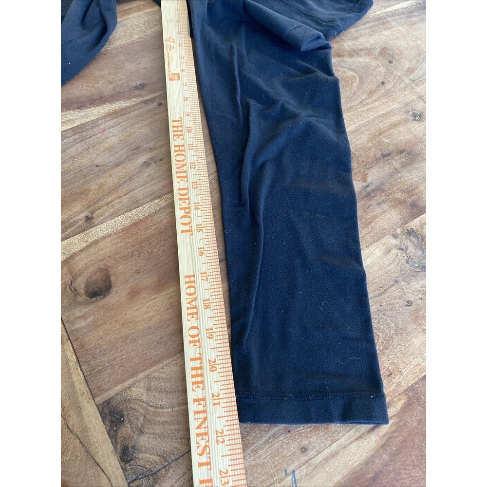 Lululemon solid black crop leggings 21.5" legging Black‎ stretchy Legging Size 6 - Picture 6 of 6